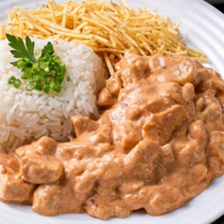 2 Marmitex Grande Com Strogonoff